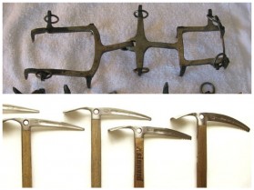 Κάποια από τα πρώτα κραμπόν (με νούμερα) και η εξέλιξη του πιολέ