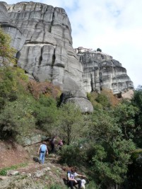 Πηγαίνοντας προς τη Μονή Βαρλαάμ